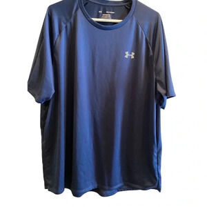UNDER ARMOUR MENS BLUE SHIRT TSHIRT TOP TEE SHIRTS ACTIVE SUMMER CASUAL SIZE XXL